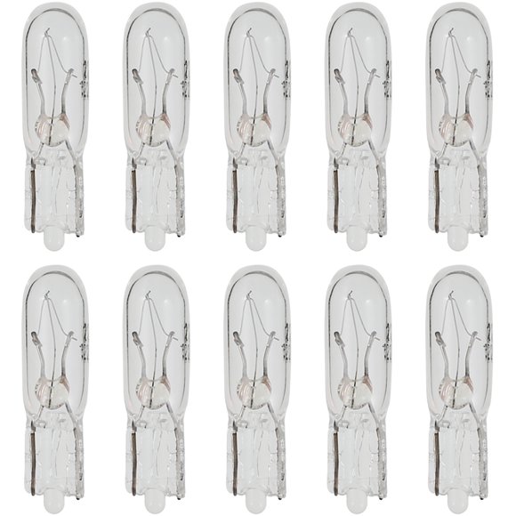 Eummy Luces de Tablero 10 Piezas T5 12V Auto Halógeno LED Bulbs 1.2W Grupo de Instrumentos LED Bulbs UV Luces de Tablero de Cristal de Cuarzo Luces Interiores Car de Alta Transmitancia para Medidor