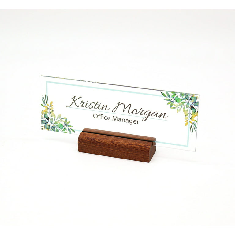 Coworker Gift / Desk Accessory / Desk Name Plate Personalized 