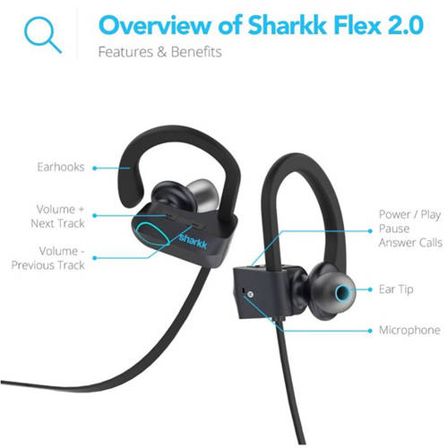 LG V10 H900 AT&T Smartphone and SHARKK Flex 20 Wireless Bluetooth Waterproof Headphones with Mic, Black (Value Bundle) - image 19 of 20