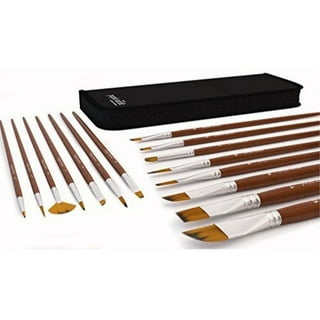 Creative Mark 30 Piece Micro Detail Paint Brush Set, Mini Paintbrushes for Acrylic, Watercolor, Oil, Face, Nail, Scale Model Painting & Line Drawing