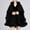 Black, variant on Women Hoodedshawl Wrap with Trim Sleeveless Cardigan Cloak Fashion Tops Coat Khaki Women's Scarves & Wraps