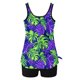 thumbnail image 5 of Trajes de baño tankini para mujer Trajes de baño de dos piezas con espalda de tiras y estampado conservador para mujer Traje de baño de dos piezas para mujer, 5 of 6