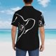 thumbnail image 4 of Fotbe French Bulldog Camisa Hawaiana para Hombre Unisex – Camisa Casual de Verano con Botones de Manga Corta de Algodón y Lino,XX-Large, 4 of 7