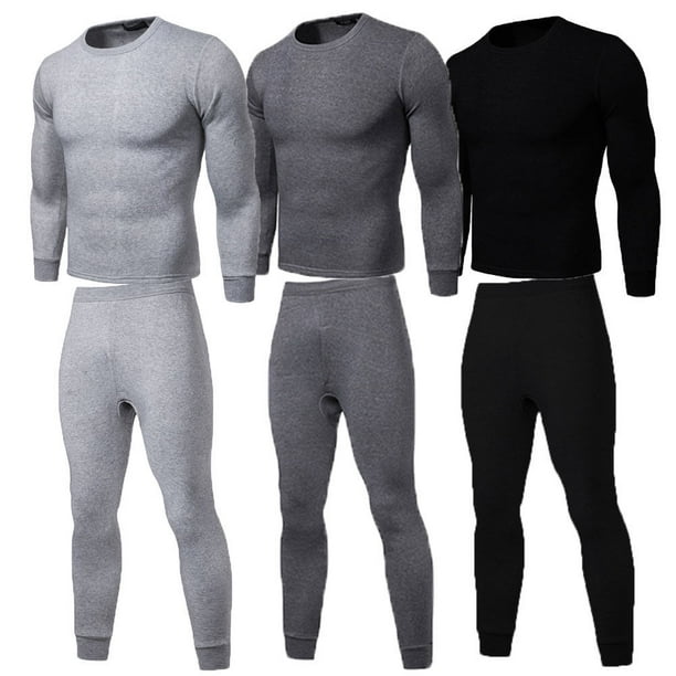SUNSIOM - SUNSIOM 2pcs Men's Casual Thermal Underwear Set Winter Long ...