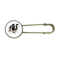 thumbnail image 1 of Broche de Metal Antiguo EsES Destruir Ganado de Papel Animal 7.5 cm, 1 of 3