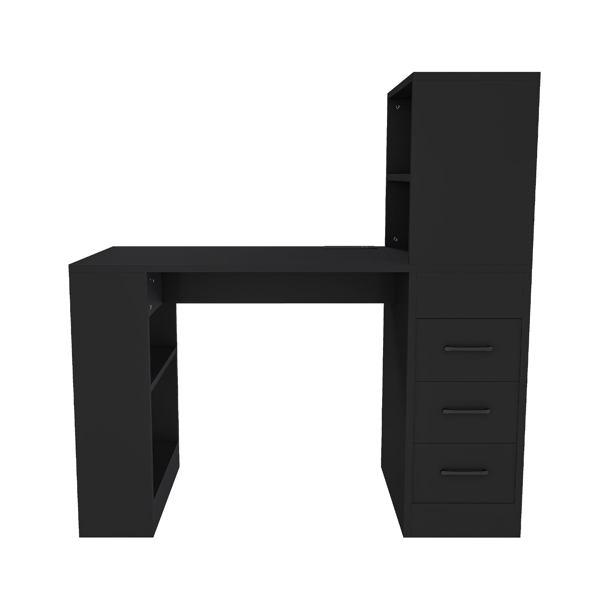 Computer Desk with Charging Socket, 15mm Thickness, Modern Design, Ergonomic Workspace