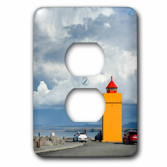 3dRose, Keflavik on Reykjanes Peninsula. Northern Europe, Iceland, 2 plug outlet cover
