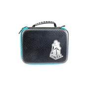 YYF Hard Structured Case by YoYoFactory Color Black with Blue Zipper