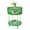 Green, variant on TFCFL Modern Acrylic Round Side Table 3 Tier End Table for Living Room, Bedroom, Lobby and Office, Easy Assembly