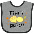 thumbnail image 3 of Inktastic Its My 1st Birthday with Lemons Boys or Girls Baby Bib, 3 of 4