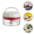 thumbnail image 4 of 1pc Mini Portable Manual Garlic Grinder Food Meat Cutter Ginger Chopper, 4 of 5