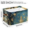 thumbnail image 4 of Stars and Moon in Starry Sky Storage Bins Baskets With Handles Storage Box Clothes Organizer Organization Toys, 4 of 7