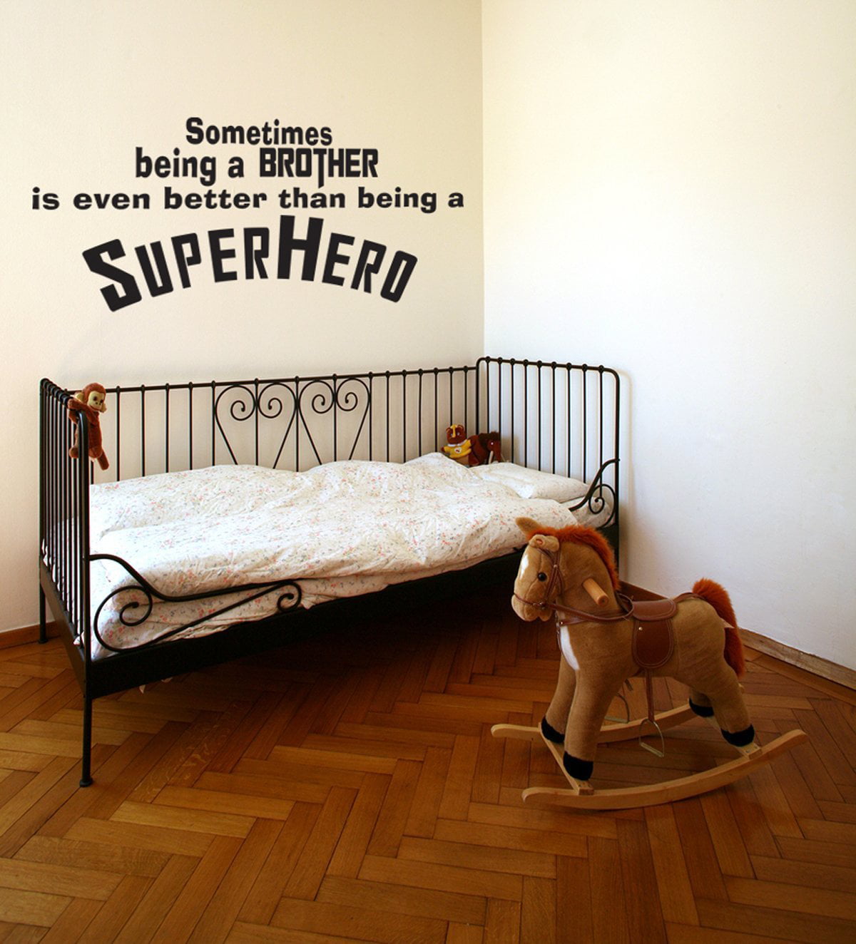 Personalised Kids Superheros Bedroom Rules Wall Art Sticker Boys/Girls Bedroom 