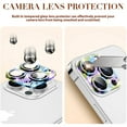 thumbnail image 2 of Bling Diamond Camera Lens Protector for iPhone 11 Pro & iPhone 11 Pro Max, Dteck Glitter Metal Lens Protective Cover, Multicolor, 2 of 5