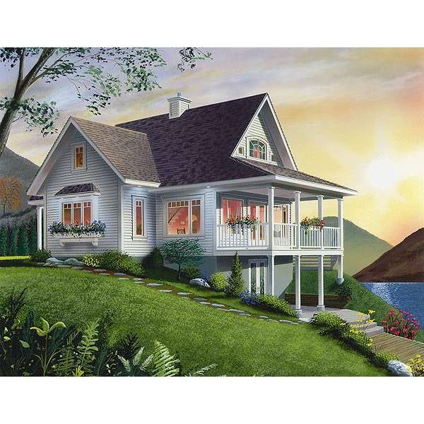 The House Designers Thd 1143 Builder, Farmhouse With Walkout Basement Plans