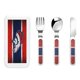 thumbnail image 4 of Juego de cuchillo tenedor y cuchara para niños del equipo Broncos Adecuado para diversas ocasiones, como Navidad, Halloween, reuniones familiares, comidas de jardín de infantes, picnics al aire libre, 4 of 6