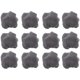 thumbnail image 2 of Almohadilla De Limpieza Del Robot Limpiador De Ventanas, Paños De Robot Limpiador De Ventanas Redondos Reutilizables 12 Piezas Para El Hogar, 2 of 7