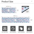 thumbnail image 3 of Yayeee Faucet Mat for Kitchen Sink 30" Diatomite Long Splash Guard Pad, Blue Cartoon Paw Pattern, 2 Pack, 3 of 7