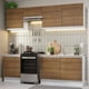 thumbnail image 5 of Cocina Integral Madesa 09 Glamy 240cm - Blanco/Marrón, 5 of 8