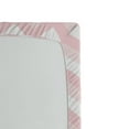thumbnail image 2 of Ambesonne Pink Fitted Sheet, Zigzag Chevron Grunge, Queen Size, Rose Pale Pink White, 2 of 2