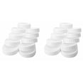 thumbnail image 2 of 20Pcs Plastic Storage Caps Lids Ribbed for 70mm Standard Regular Mouth Mason Jar Bottle, 2 of 4