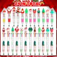 thumbnail image 3 of Mooliwe 48 Unidades de Plumas Multicolor 4 en 1 y 6 en 1 de Navidad, 3 of 6