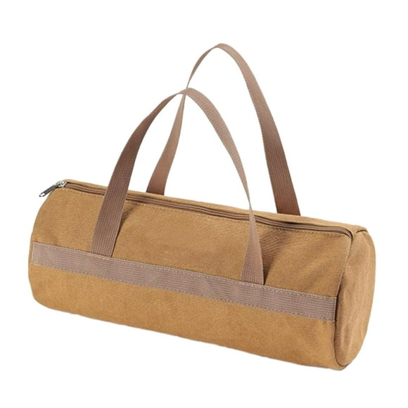 Bolsa de almacenamiento de estacas para tienda de campaña con bolsillos grandes, soporte duradero para herramientas múltiples, contenedor organizador mayimx Organizador de estacas de carpa