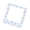 Blue hollow stars, variant on CEORPER ABS Construction Magnetic Photo Holder Square Shape Ensures Photo Durability