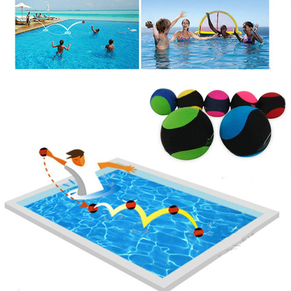JT_ Kids Adults Waboba Water Bouncing Ball Ocean Pool Beach Sports Swimming To 