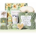 thumbnail image 2 of Birthday Gifts for Women Self Care Gift, Vanilla Coconut Relaxing Spa Gift Basket Bath Set Get Well Soon Care Package Easter Gifts for Women Mom Her Sister Friend Wife Grandma w/ Blanket, 2 of 6