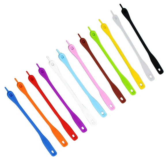 LIFKOME 12pcs Silicone Wine Glass Marker Drinking Cup Identifier Cup Sign for Bar Party (Assorted Color)