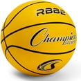 thumbnail image 4 of Champion Sports Rubber Junior Basketball, Heavy Duty - Pro-Style Basketballs, Premium Basketball Equipment, Indoor Outdoor - Physical Education Supplies (Size 5, Yellow), 4 of 5