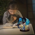 thumbnail image 5 of Elephant Animal Lamp Colourful Resin Lamp For Tiffany Lamp Table Lamp, 5 of 5