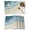 Gray, variant on Turquoise Beach Coastal Placemats Set of 4, Summer Ocean Nautical Seaside Placemats for Dining Table, Place Mats for Kitchen Tabletop, Waterproof Wipeable Dining Table Mats Set