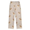 thumbnail image 2 of Little Bear Moon Pattern Pajama Pants Soft Lightweight Lounge Pants Bottoms Sleep Pants Warm Comfy, 2 of 9