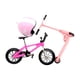 thumbnail image 3 of Mini Modelo de Bicicleta de Juguete, Kit de Modelo de Bicicleta 3D, Juguete para Regalo para Niños, Decoración, Modelo de Bicicleta de Simulación para rosa, 3 of 10