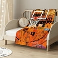 thumbnail image 2 of ARISTURING  Basketball Blankets - Basketball Blankets Basketball Gifts for Men Boys Plush Basketball Blanket for Couch Bed Sofa Home Decor, 2 of 6