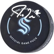 Jordan Eberle Seattle Kraken Autographed Official Game Puck - Fanatics Authentic Certified