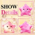 thumbnail image 3 of Almohada de Peluche en Forma de Estrella con Luz LED Rosa KAHEAUM, 3 of 7