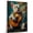 American Bulldog, variant on Wirehaired Pointing Griffon Dog Ukelele Stretched Canvas Size 8x12 – Funny Wirehaired Pointing Griffon Dog Playing Ukelele Canvas Wall Art for Music Lovers, Pet Lovers, Home Decor