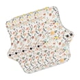 thumbnail image 1 of 5pcs Washable Breathable Menstrual Pad Flower Pattern Super Absorbent Reusable Cotton Sanitary Pad Panty Liners L, 1 of 4