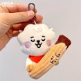 thumbnail image 1 of KPOP BTS BT21 Postre Cake Series Muñecas De Peluche Regalo Para Niñas Bolsa Colgante Juguetes Para Niños Llavero TATA RJ MANG KOYA COOKY SHOOKY CHIMMY, 1 of 4