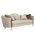 thumbnail image 4 of Michael Amini Villa Cherie Velvet Sofa in Porcini/Hazelnut Brown, 4 of 17