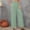 #273-Mint Green, variant on Hivin Women's Cotton Linen Paperbag Waist Pants, Loose Fit Comfortable Solid Color Casual Trousers for Daily Wear