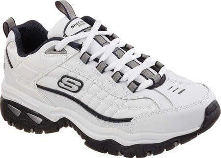 skechers white tennis shoes