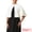 White, variant on DARING DIVA Women's Formal Shrug Crewneck Split Short Sleeve Cape Blazer S White