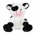 thumbnail image 7 of Personalized Cow Stuffed Animal, Milk Cow Plushie with Custom Name Date Message, 13.5" High 9.8"Width Black White Cows Soft Cuddle Gift for Kids Toddler Boy Girl, 7 of 7