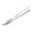 Silver-Long, variant on Korean BBQ Tongs Stainless Steel Kitchen Cooking Tweezers Steak Buffet Meat Grilling Silver-Short 24cm