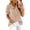 Khaki #35, variant on Gingham Shorts Women Puff Short Sleeve Ruffle Loose Tshirt Flowy Gingham Casual V Neck Basic Shirts 2026 Trendy Fashion Work Blouses Blue 2XL