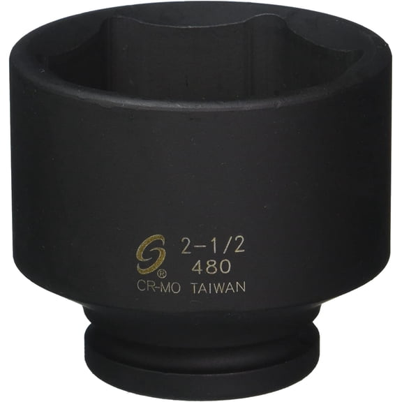 Sunex 480 Heavy Duty 3/4 Inch Drive Deep 6 Point Impact Socket Tool, 2-1/2 Inch